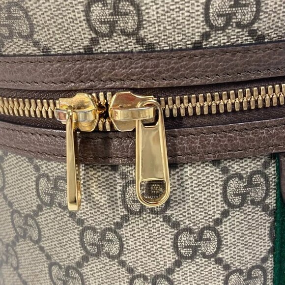 GUCCI Sherry line Ophidia GG Cosmetic case Hand Bag with mirror - Picture 12 of 16